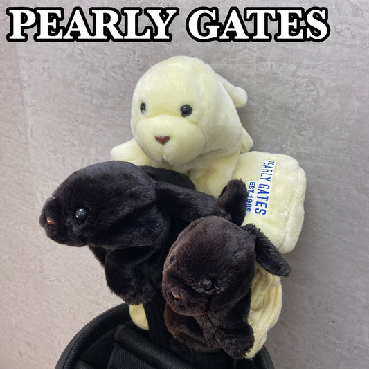 パーリーゲイツ　ゴルフクラブ用ヘッドカバー　4点セット　ドライバー　フェアウェイ　ユーティリティ　PEARLY GATES　うさぎ