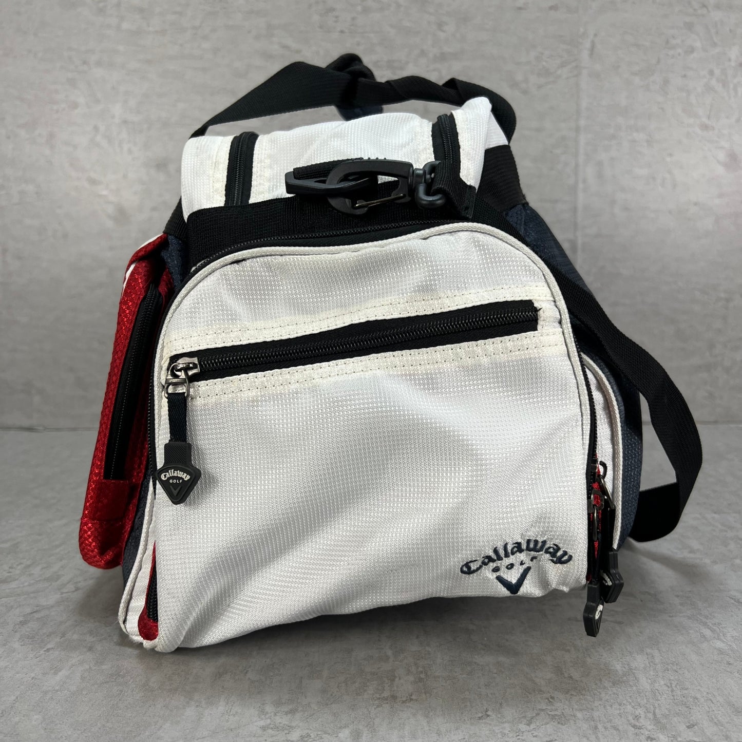 トミーヒルフィガー　キャロウェイ　ゴルフバッグ　ボストンバッグ　旅行バッグ　大型　シューズ収納ポケット　TOMMY HILFIGER　Callaway