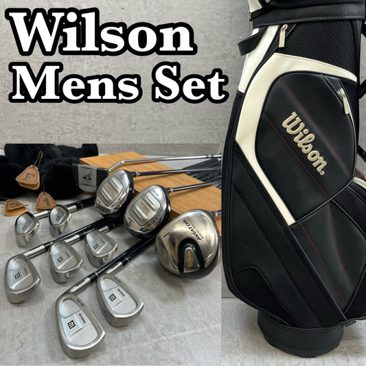 Wilson ウィルソン AVIATOR アビエーター メンズゴルフ クラブセット 11本 右利き用 カーボン S キャディバッグ付き