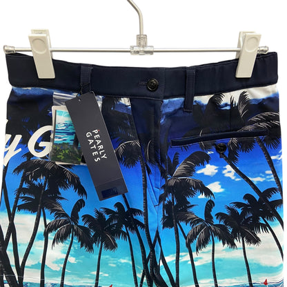 タグ付き　パーリーゲイツ　レディースゴルフアパレル　ショートスカート　サイズ0　ハワイアンデザイン　女性用　ウェア　PEARLY GATES