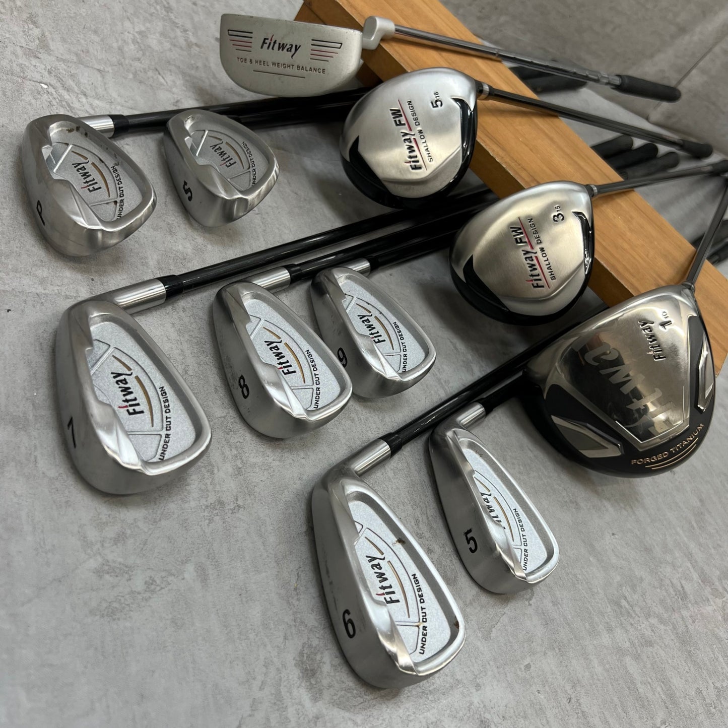 フィットウェイ　ダンロップ　メンズゴルフ クラブセット　11本　R　右利き用　Fitway　DUNLOP