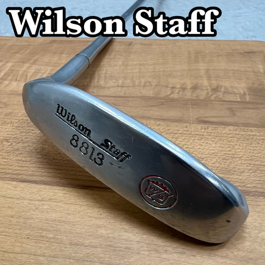 Wilson Staff　ウィルソンスタッフ　8813　メンズゴルフ　PT　パター　ピン型　L字　34.6インチ　右利き用