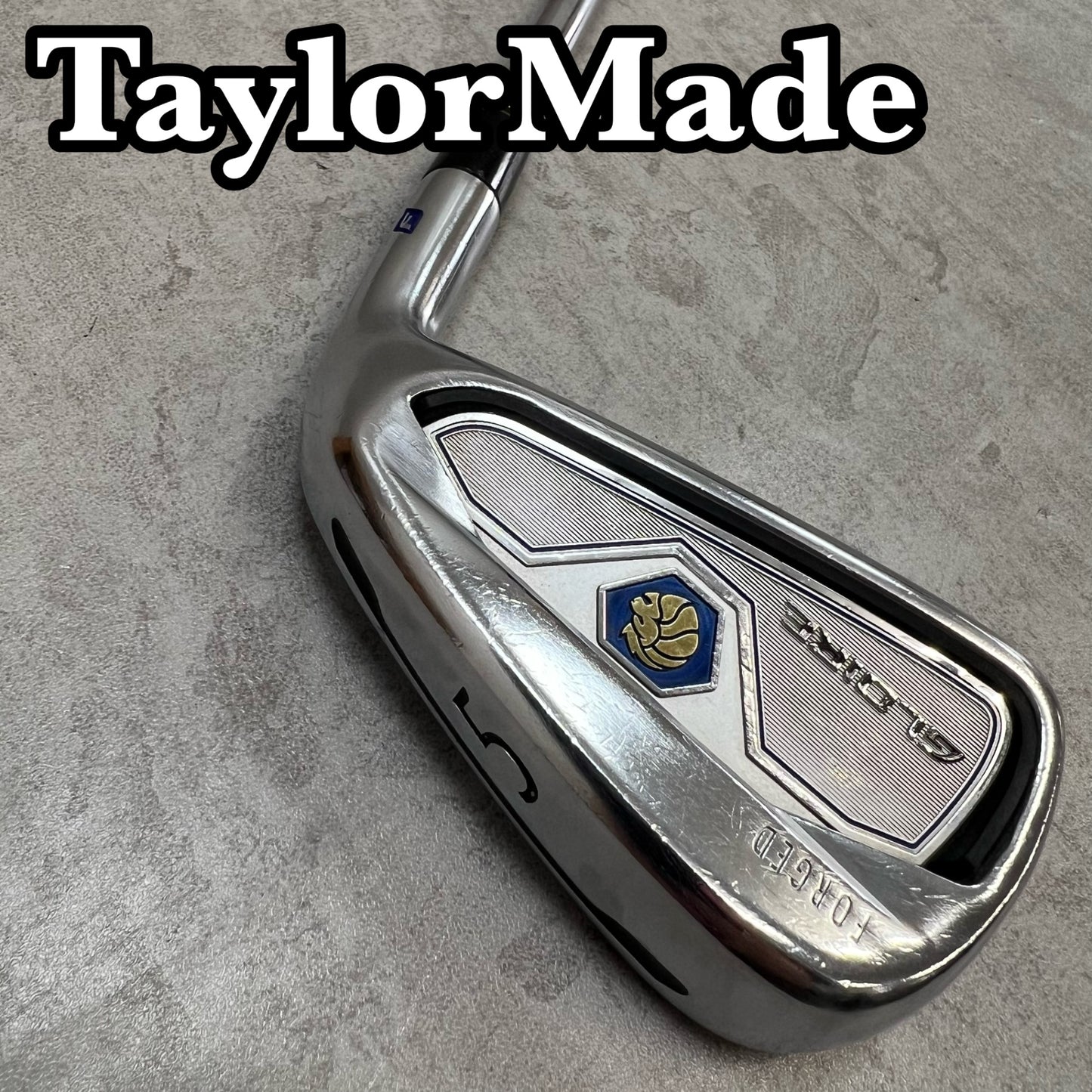 TaylorMade　テーラーメイド　Fグローレ　フォージド	メンズゴルフ　5番アイアン	D-1　右利き用　37.5インチ