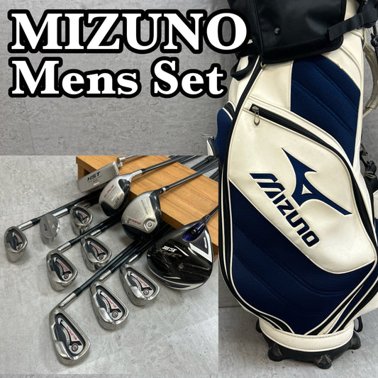MIZUNO ミズノ メンズゴルフ クラブセット 12本 S 右利き用 キャディバッグ付き
