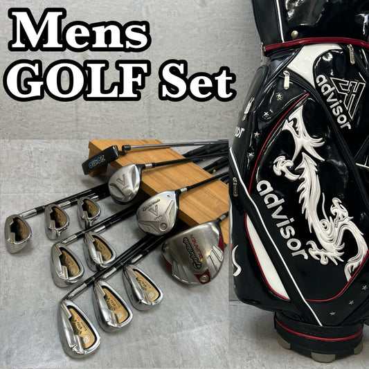 テーラーメイド　アドバイザー　メンズゴルフ　クラブセット　12本　右利き用　TaylorMade　advisor