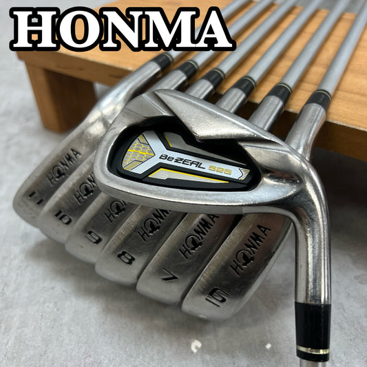 HONMA GOLF ホンマゴルフ BeZEAL 525 ビジール メンズゴルフ アイアンセット 5〜11 7本 右利き用 カーボン SR