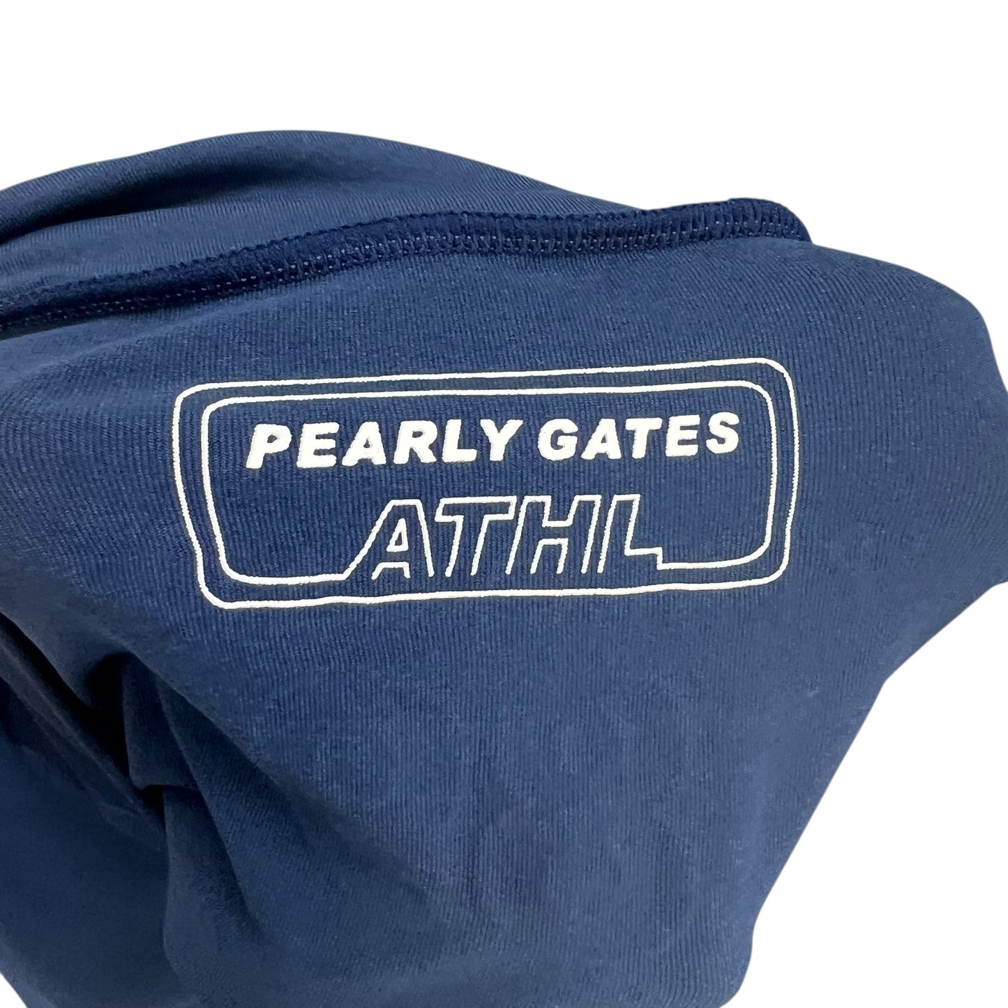 PEARLY GATES パーリーゲイツ　レディース　女性用 長袖トップス インナー　モックネック　ネイビー　0号　Sサイズ