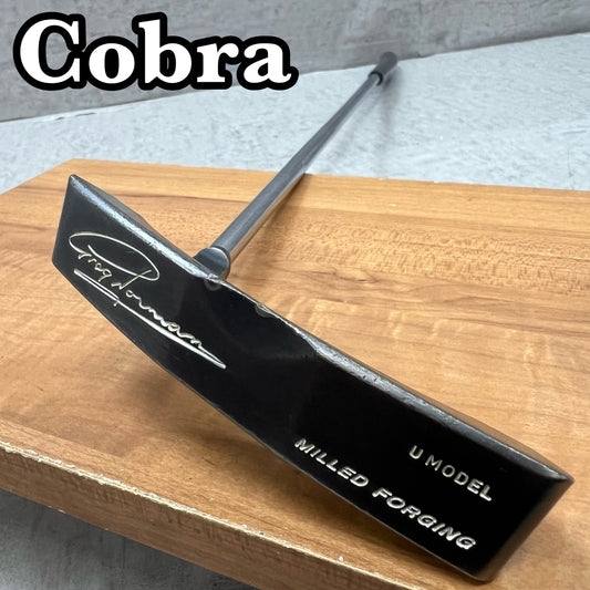 cobra コブラ	グレッグノーマン　Uモデル　メンズゴルフ　パター	　ピン型	ショートネック	34インチ	右利き用