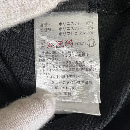 オークリー　メンズ　ゴルフウェア　半袖トップス　L　ブラック　ピンク　OAKLEY