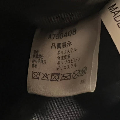 ARCHIVIO　アルチビオ　ゴルフラウンドバッグ　カートバッグ　aロゴワッペン　イエロースター総柄　ネイビーカラーベース　小物入れ