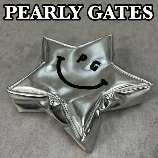 パーリーゲイツ　ゴルフ小物入れ　ボールケース　星型　スター　シルバー　銀　PEARLY GATES