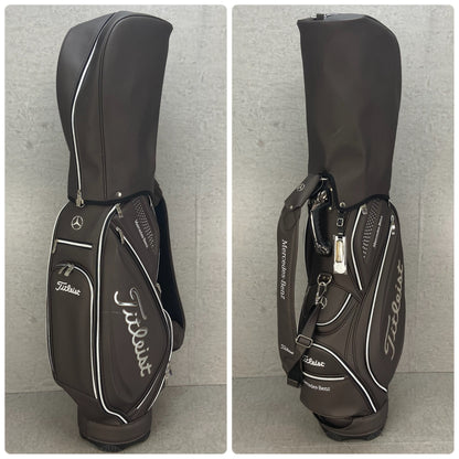 タイトリスト　メルセデスベンツ　ゴルフ用　キャディバッグ　カート式　合成皮革　バック　Titleist　Mercedes-Benz