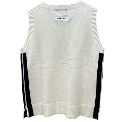 PEARLY GATES パーリーゲイツ　レディース　女性用 ベスト　Vネック　0号　XSサイズ　ホワイト