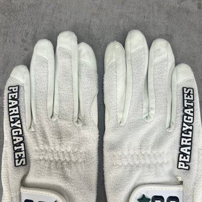 PEARLY GATES　ゴルフグローブ　レディース　ホワイト　Mサイズ　パーリーゲイツ　女性用