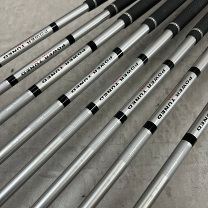 LYNX リンクス BOMBA ボンバ ホワイト メンズゴルフ アイアンセット  8本 右利き用 カーボン R ワイドソール