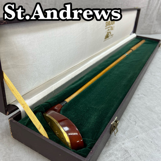 セントアンドリュース　木製パター　メンズゴルフ　右利き用　ケース付き　St.Andrews