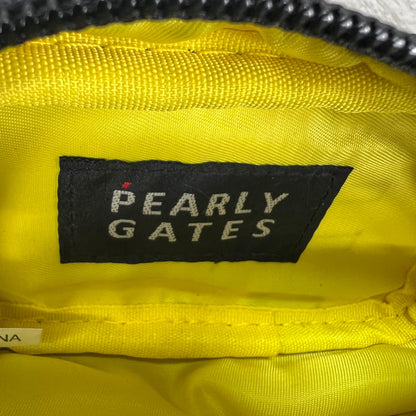 パーリーゲイツ　ゴルフ用品　ボールポーチ　ケース　ネイビー系　PEARLY GATES　小物入れ　ラウンドアイテム