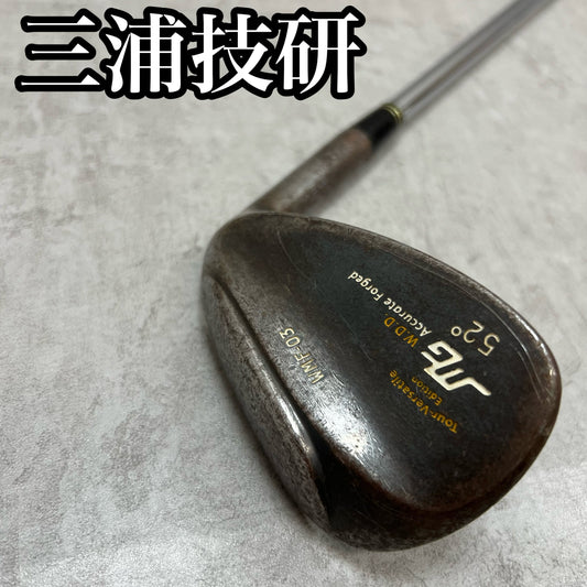 三浦技研　WMF-03　メンズゴルフ　AW　アプローチウェッジ　52°　35インチ　D-2　右利き用　ミウラギケン