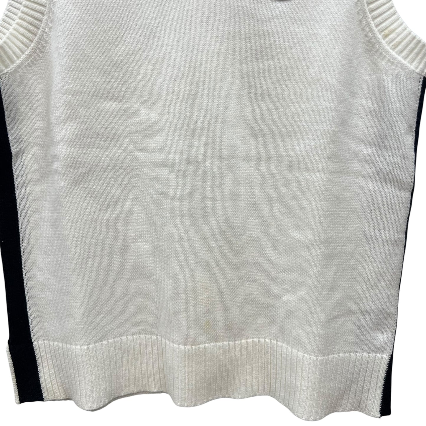 PEARLY GATES パーリーゲイツ　レディース　女性用 ベスト　Vネック　0号　XSサイズ　ホワイト