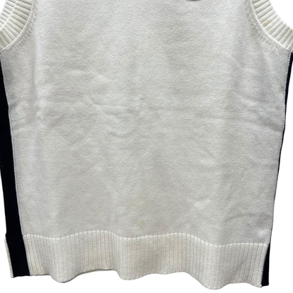 PEARLY GATES パーリーゲイツ　レディース　女性用 ベスト　Vネック　0号　XSサイズ　ホワイト