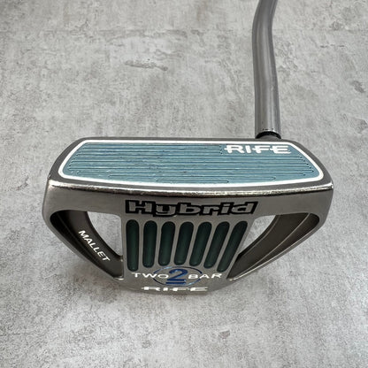 ライフ　TWO　BAR　ハイブリッド　メンズゴルフ　パター　右利き用　RIFE　Hybrid