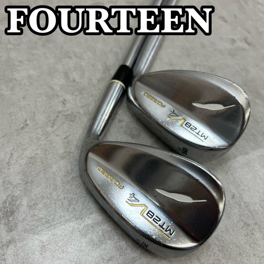 FOURTEEN　フォーティーン　MT28 V4　FORGED　メンズゴルフ　ウェッジ2本セット　AW　アプローチ　SW　サンド　52　58°　右利き用