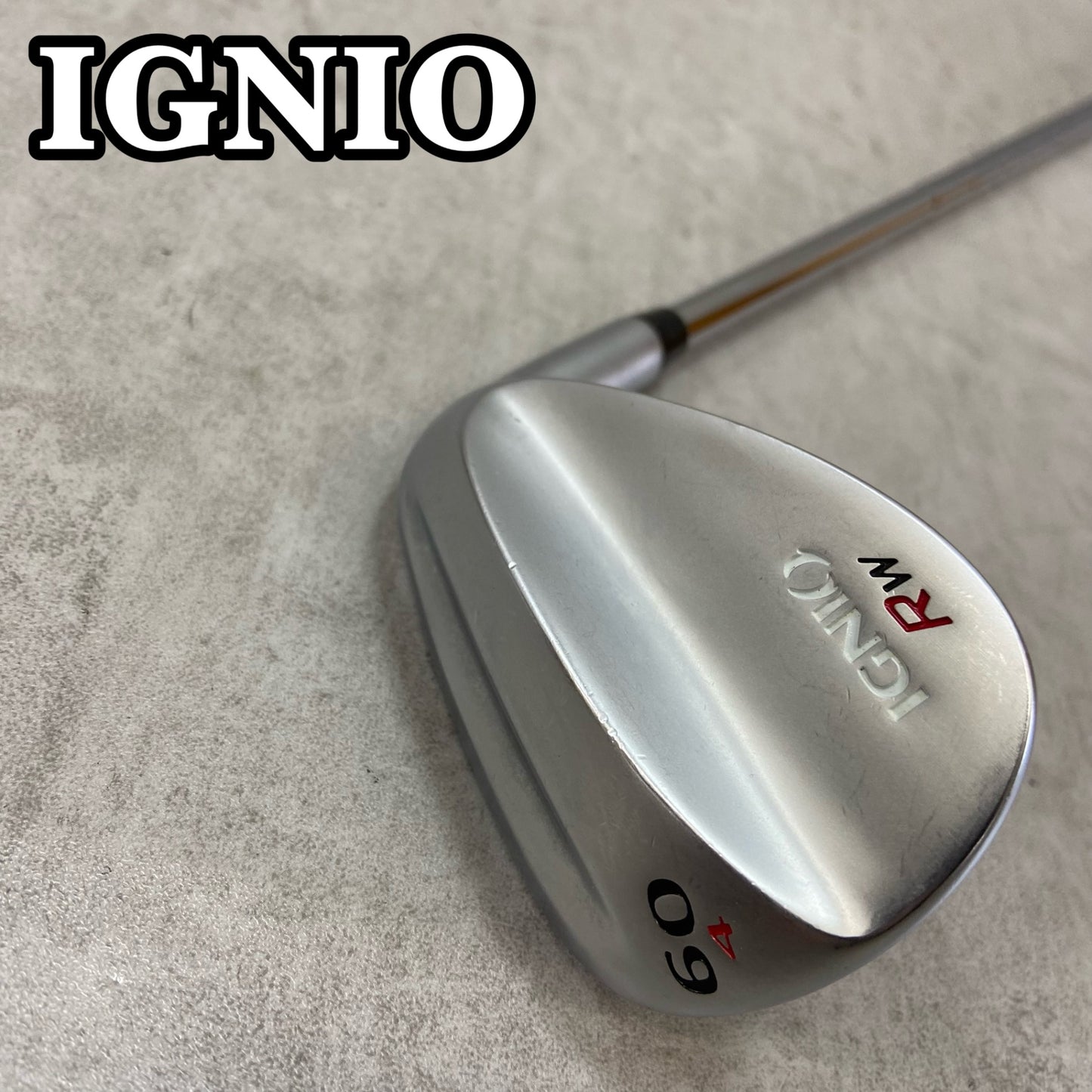 IGNIO イグニオ　RW　メンズゴルフ	LW　ロブウェッジ	60°	35インチ　D-2　右利き用