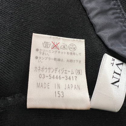 ランバン　メンズ　ゴルフウェア　長袖トップス　ウール　40　ブラック　黒　LANVIN