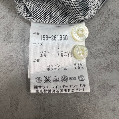 マスターバニーエディション　レディース　長袖シャツ　チェックデザイン　ワンポイントロゴ　トップス　女性用 ゴルフアパレル　MASTER BUNNY EDITION