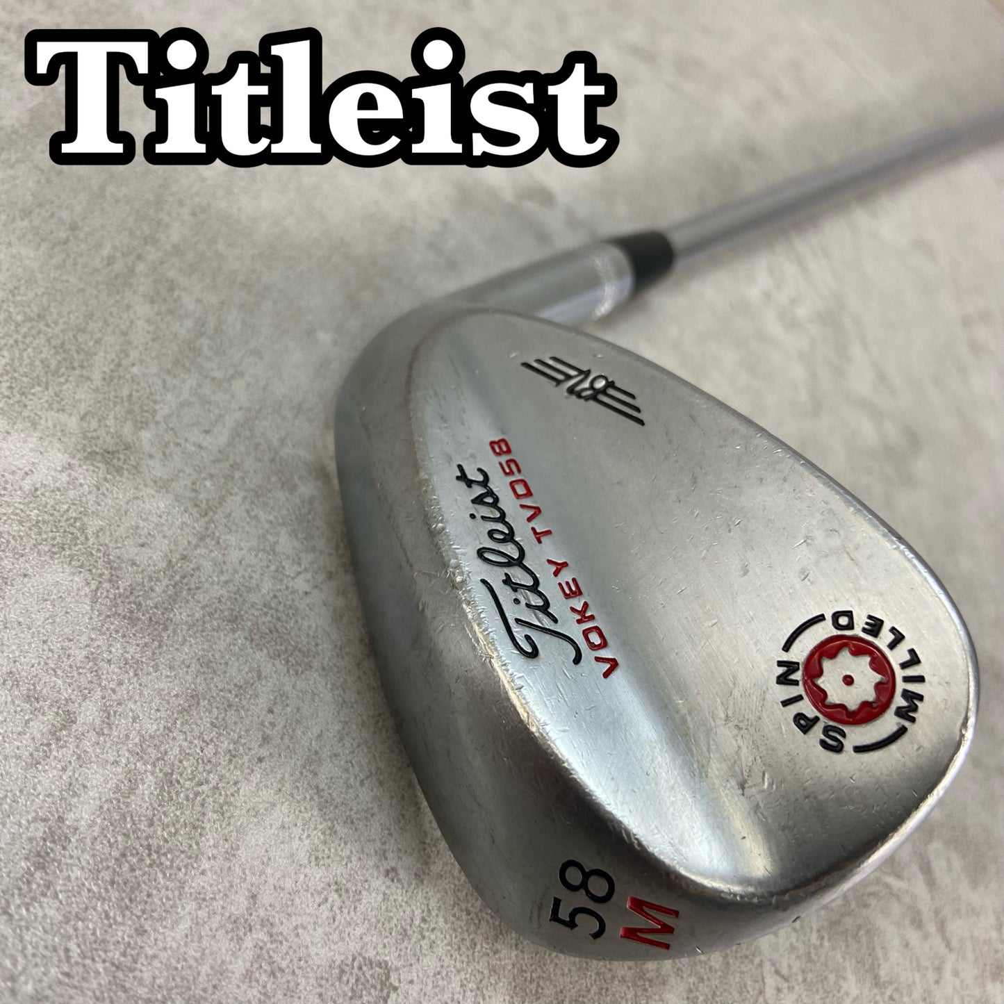 タイトリスト　ボーケイ　TVD58　M GRIND　メンズゴルフ　サンドウェッジ　SW　右利き用　S200　Titleist　VOKEY