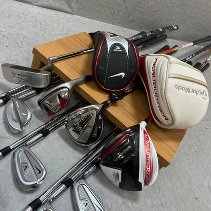 テーラーメイド ナイキ メンズゴルフ クラブセット 12本 右利き用 キャディバッグ付きTaylorMade NIKE