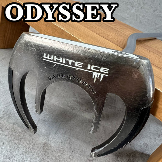 オデッセイ　ホワイトアイス　セイバートゥース　メンズゴルフ　パター　右利き用　ODYSSEY　WHITE ICE SABERTOOTH