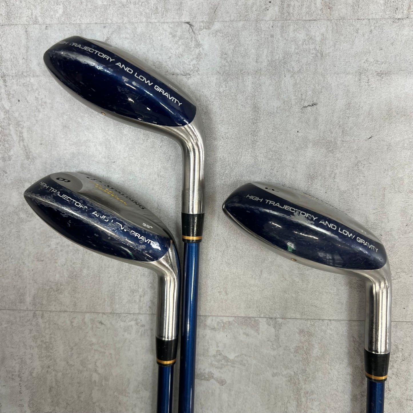 SPALDING スポルディング ハイボール パワーアイアン メンズゴルフ アイアンセット 5〜PW 6本 右利き用 カーボン R　中空