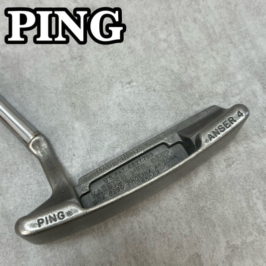 PING ANSER4　メンズゴルフ　パター　右利き用　34インチ　ピン　アンサー　ショートネック