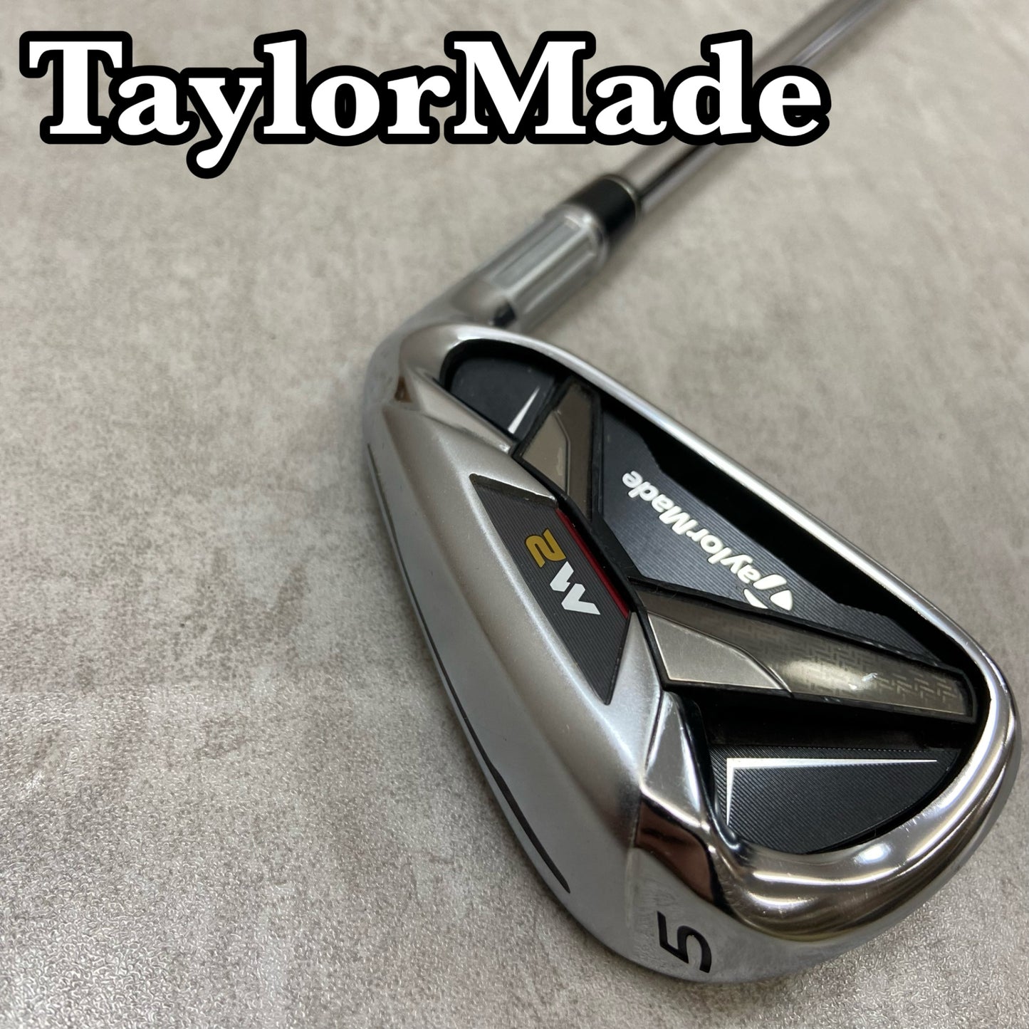 TaylorMade　テーラーメイド　M2　メンズゴルフ	5番アイアン　D-1　S　右利き用	38インチ　ロング