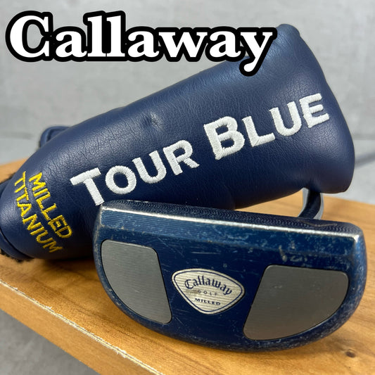 キャロウェイ　ツアーブルー　TT3　メンズゴルフ　パター　右利き用　34インチ　マレット型　Callaway　TOUR BLUE