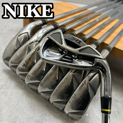 NIKE ナイキ SQ マッハスピード メンズゴルフ アイアンセット 5-SW 8本 右利き スチール S