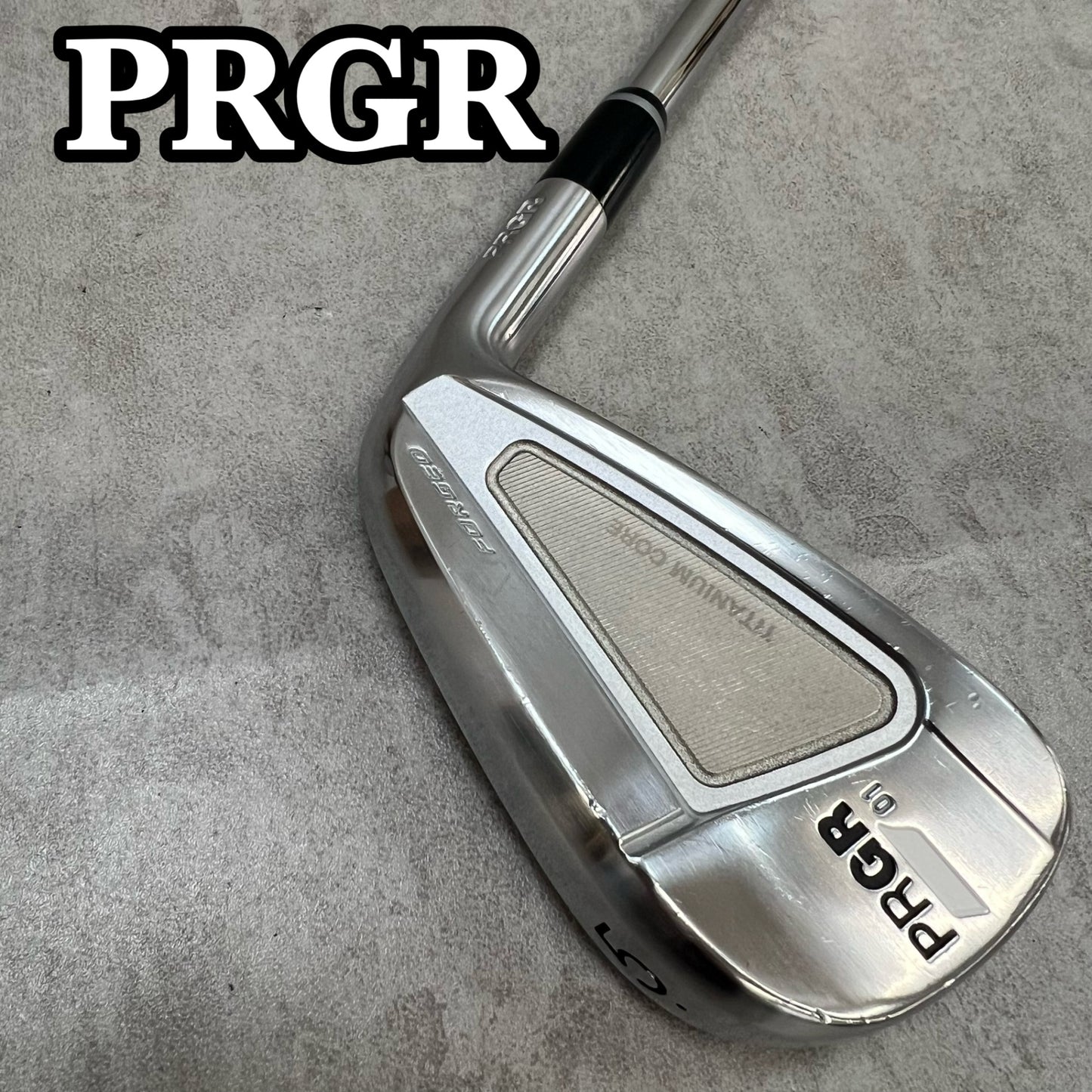 PRGR　プロギア　01　FORGED　メンズゴルフ　5番アイアン　D-1　SR　右利き用