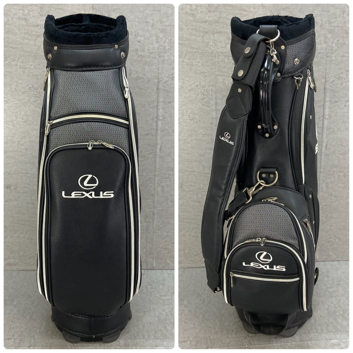 レクサス　ゴルフ用　キャディバッグ　カート式　LEXUS　バック　アイテム