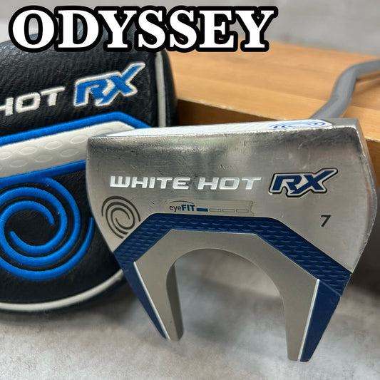 オデッセイ　ホワイトホット　RX　7　メンズゴルフ　パター　右利き用　33インチ　ネオマレット　ODYSSEY　WHITE　HOT　ヘッドカバー