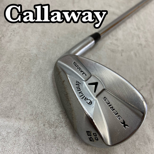 Callaway　キャロウェイ　エックスシリーズ　ジョーズ　メンズゴルフ　SW　サンドウェッジ　58°　34.5インチ　D-6　S	右利き用