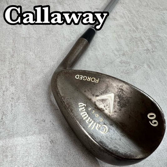 キャロウェイ　フォージド　ノーメッキ　メンズゴルフ　ウェッジ　右利き用　60° ロブ　Callaway FORGED