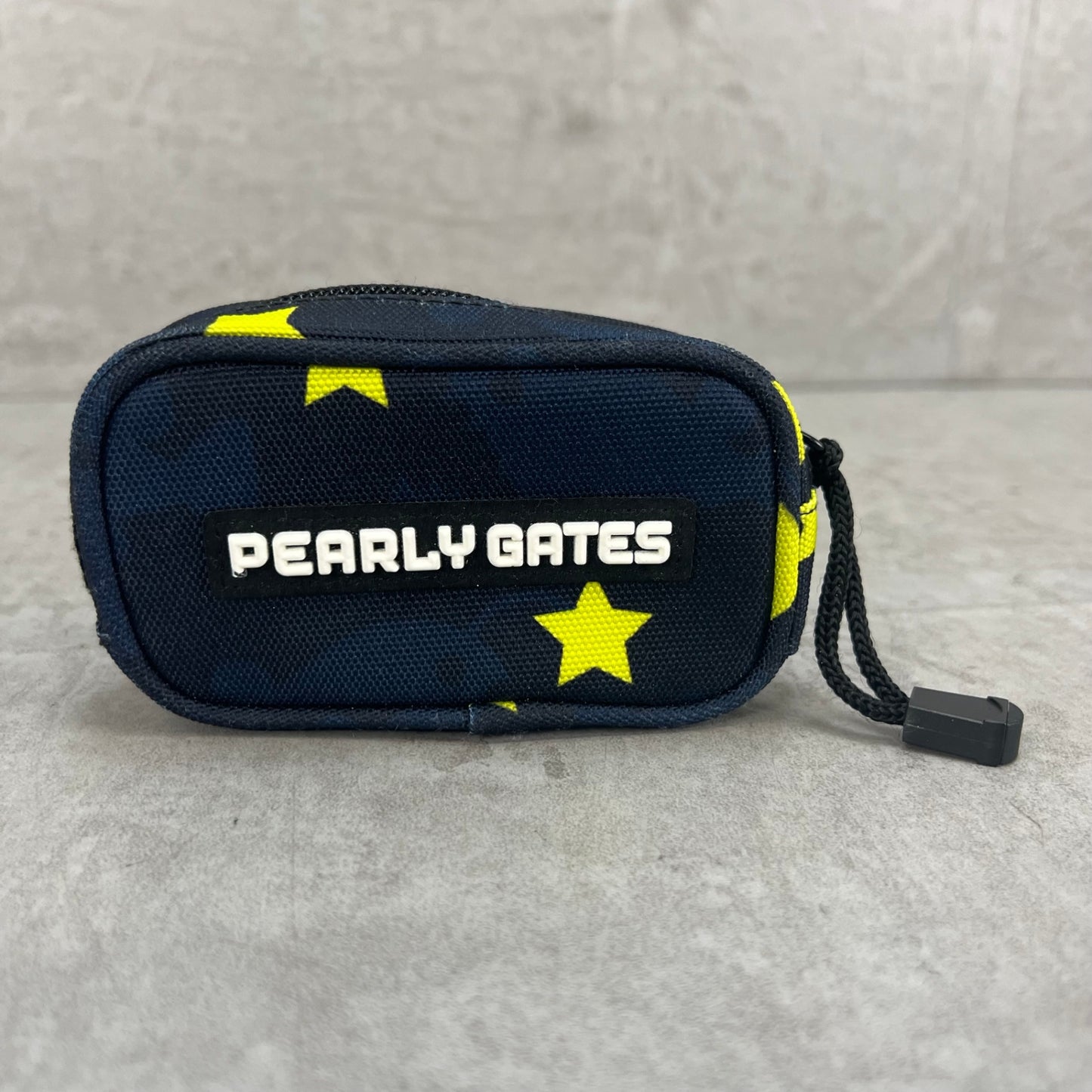 パーリーゲイツ　ゴルフ用品　ボールポーチ　ケース　ネイビー系　PEARLY GATES　小物入れ　ラウンドアイテム