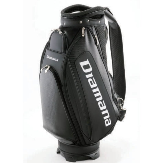 20周年記念　　三菱ケミカル　ディアマナ　ゴルフ用　キャディバッグ　ブラック　黒　カート式　ラウンドアイテム　Diamana
