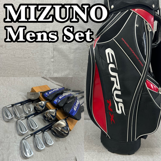 ミズノ  メンズゴルフ クラブセット 12本 右利き用 キャディバッグ付き MIZUNO