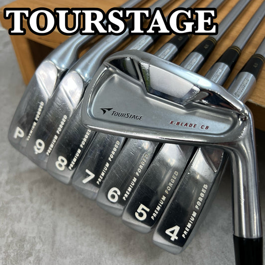 ツアーステージ　X-BLADE CB　メンズゴルフ　アイアンセット　8本　S200 右利き用　TOURSTAGE