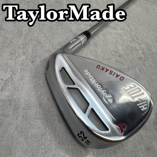 テーラーメイド MG HI-TOE  メンズゴルフ 52° R300 AW アプローチウェッジ 右利き用 ダイナミックゴールド95 スチール TaylorMade ミルドグラインド ハイ・トウ
