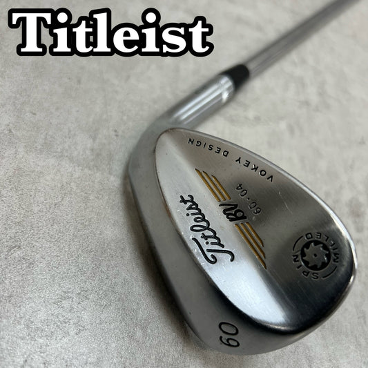 タイトリスト　ボーケイデザイン　メンズゴルフ　ウェッジ　右利き用　60°　ロブ　LW　Titleist　VOKEY DESIGN