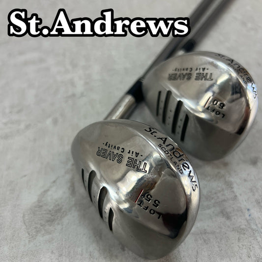 セントアンドリュース　THE SAVER　メンズゴルフ　ウェッジセット　2本　右利き用　サンド　ロブ　St.Andrews