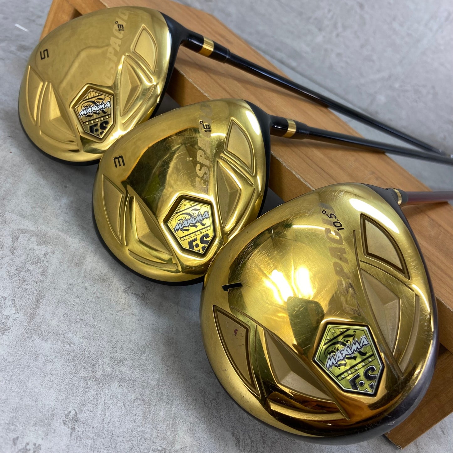 リョーマゴルフ ESPACIO　メンズ　ドライバー　３、５W　ウッド3本まとめ　RYOMA GOLF　エスパシオ